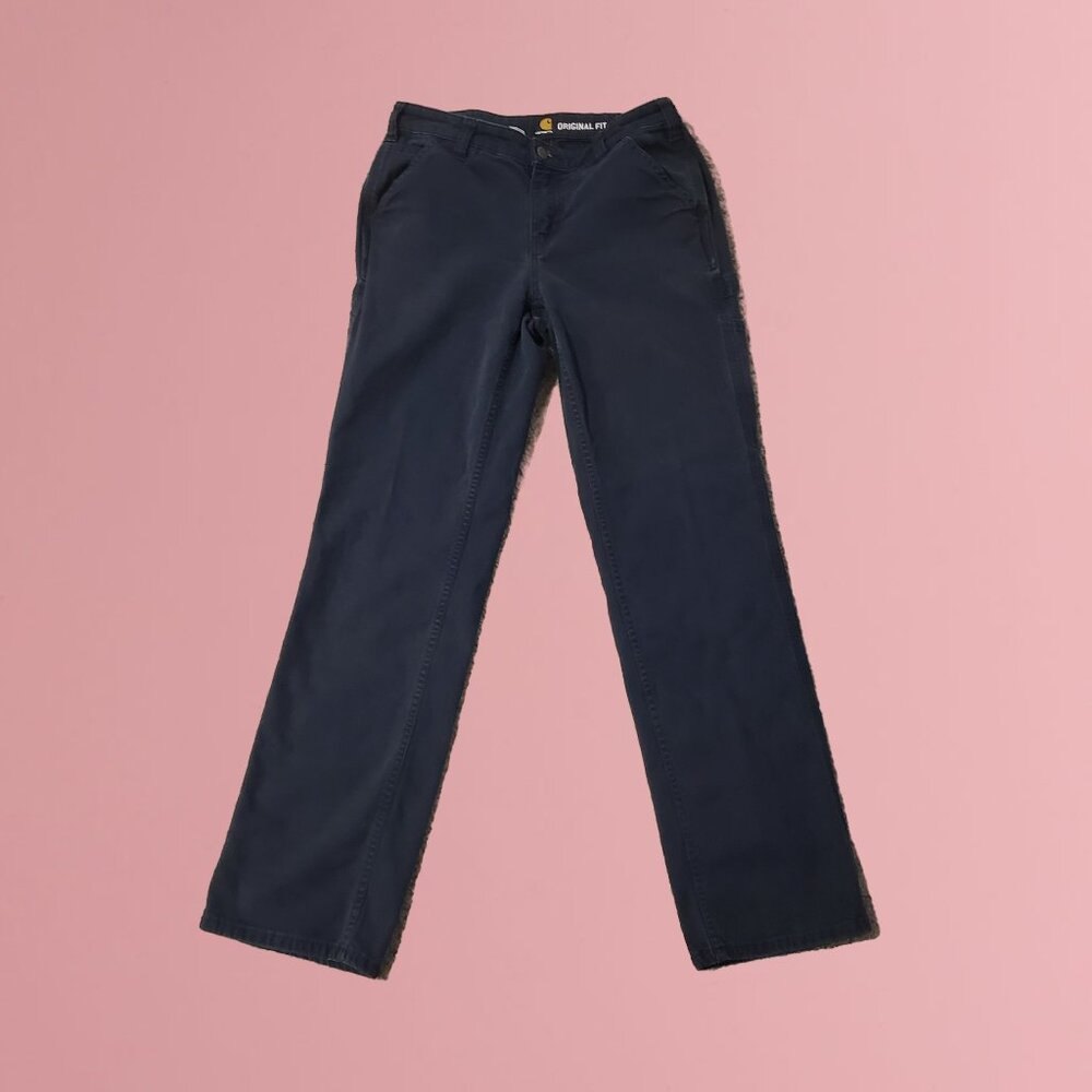 Carhartt Women's Canvas Work Pants Size 2 Original Fit